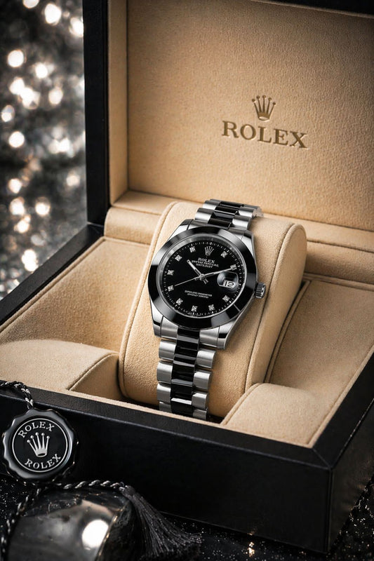 Luxury Men's Blue Dial Analog Watch | Stainless Steel Bracelet | Premium Quartz Wrist Watch with Date Display