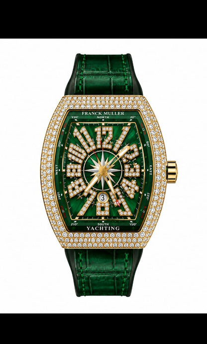 Luxury Blue & Gold Crystal Style Men's WatchProduct