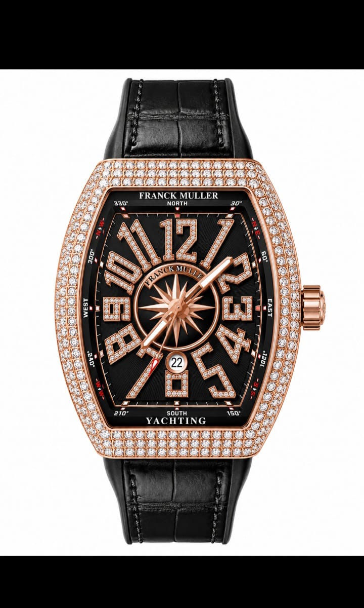 Luxury Blue & Gold Crystal Style Men's WatchProduct