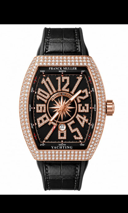 Luxury Blue & Gold Crystal Style Men's WatchProduct