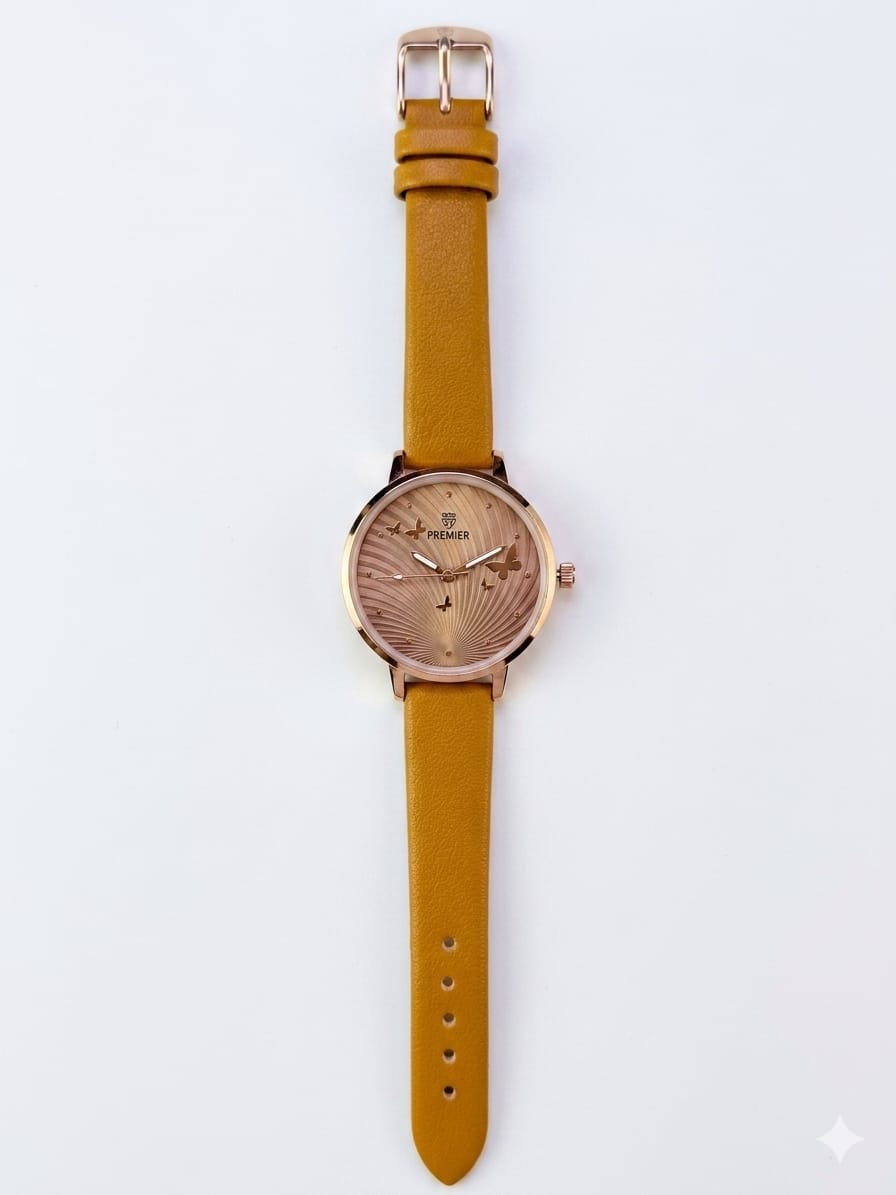 Elegant Women's Rose Gold Quartz Watch