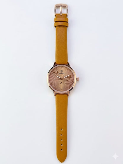 Elegant Women's Rose Gold Quartz Watch