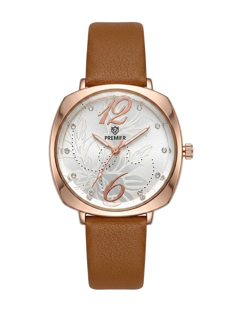 Elegant Women's Rose Gold Quartz Watch