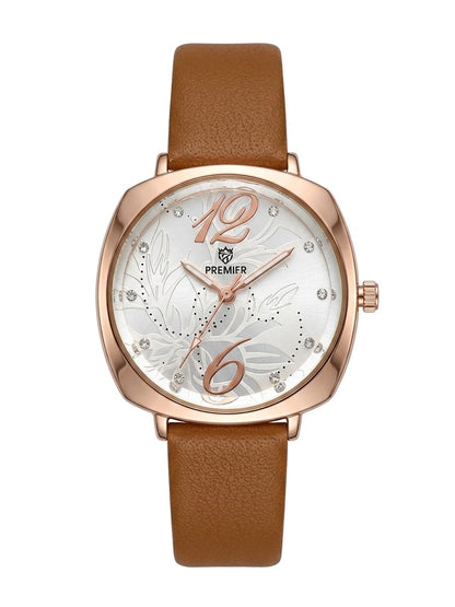 Elegant Women's Rose Gold Quartz Watch