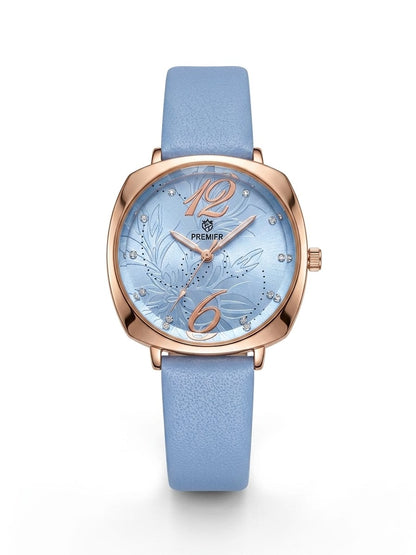 Elegant Women's Rose Gold Quartz Watch