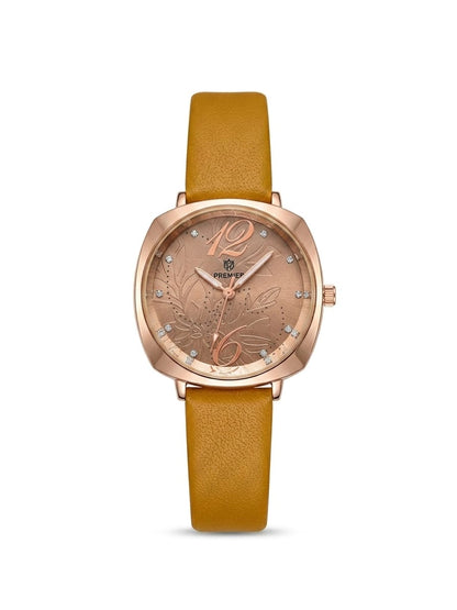 Elegant Women's Rose Gold Quartz Watch