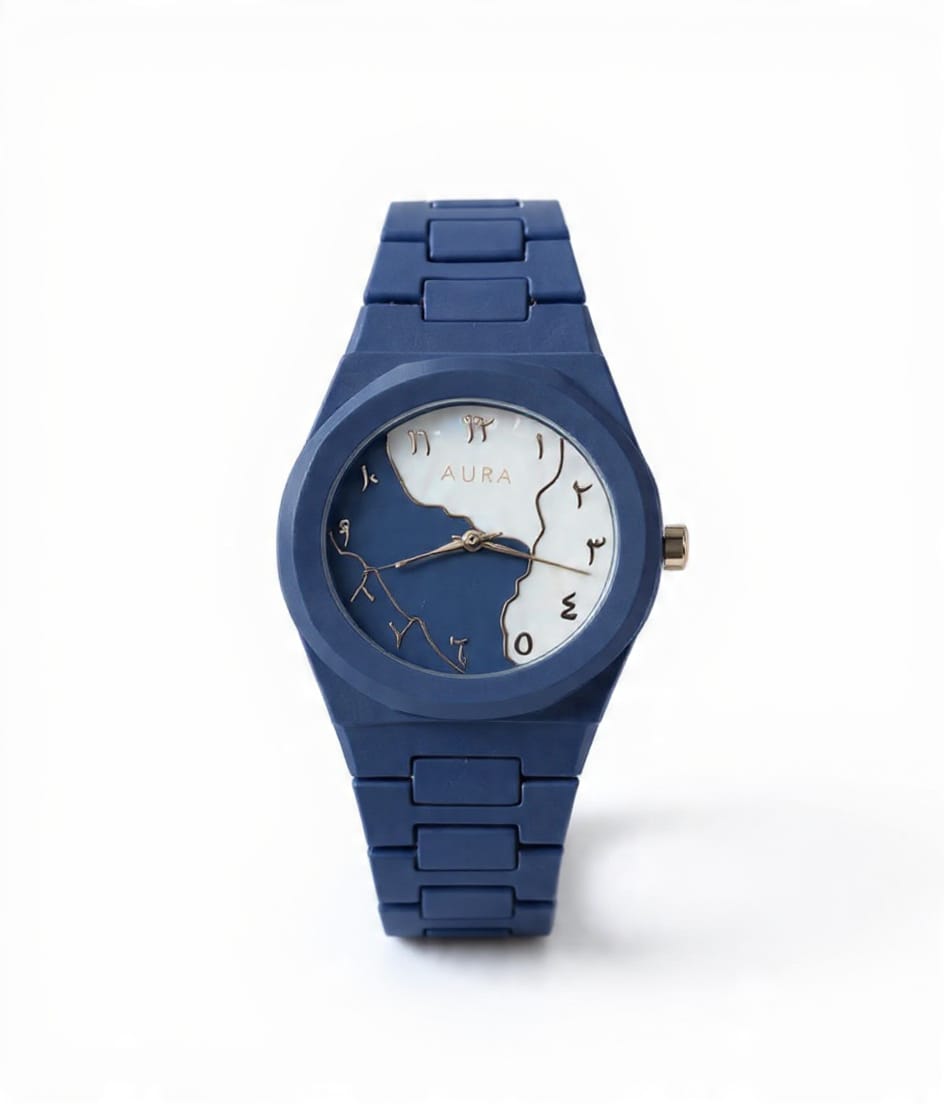 Elegant Blue Women's Quartz Watch
