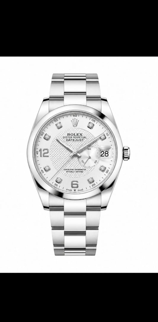 Luxury Silver Stainless Steel Men's Watch