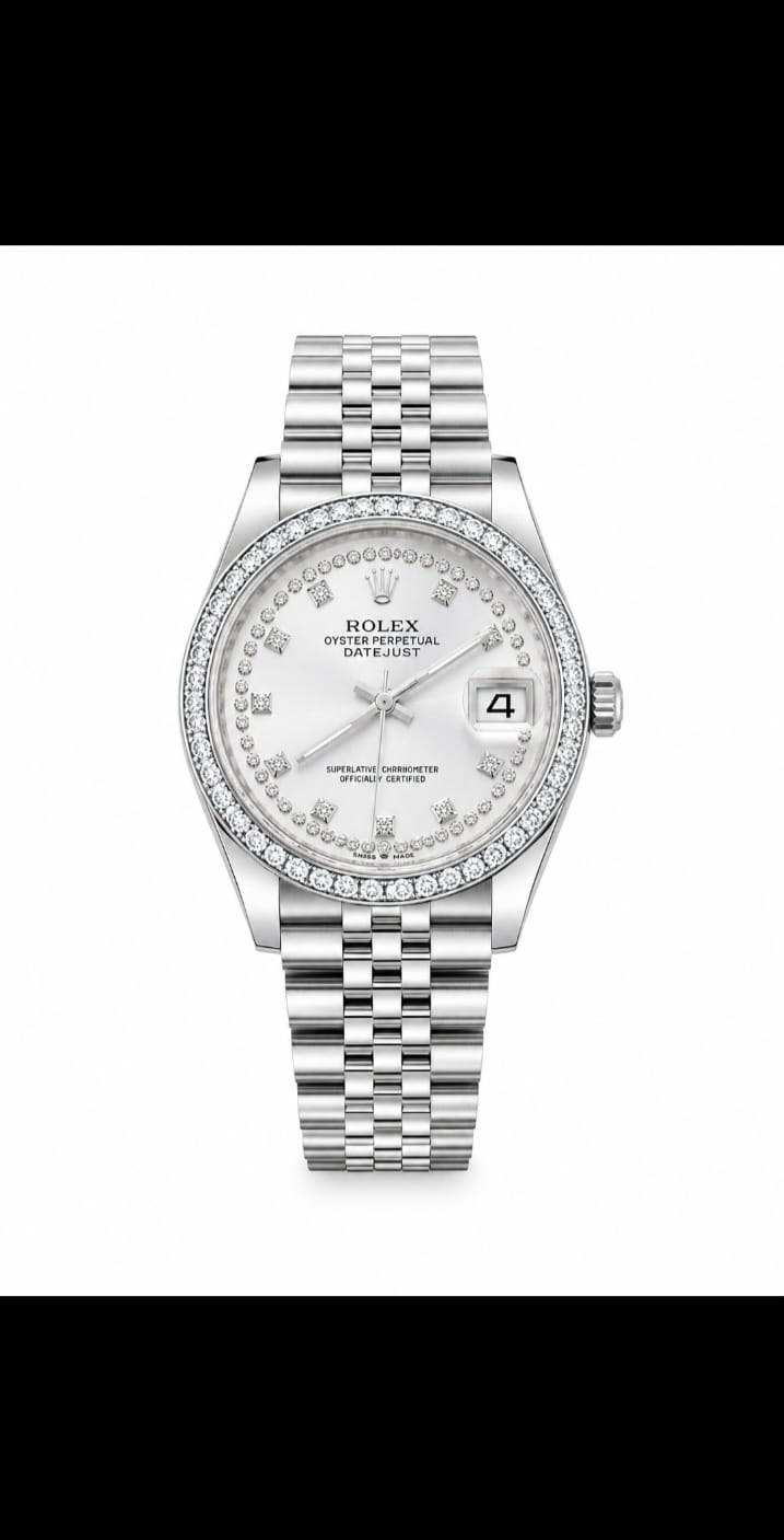 Luxury Diamond Style Stainless Steel Men's Watch
