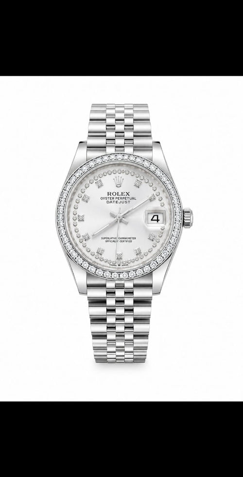 Luxury Diamond Style Stainless Steel Men's Watch