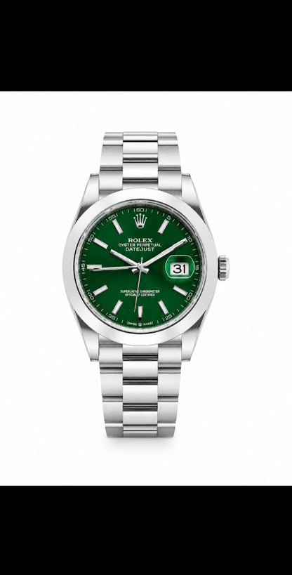 Luxury Green Dial Men's Quartz Watch